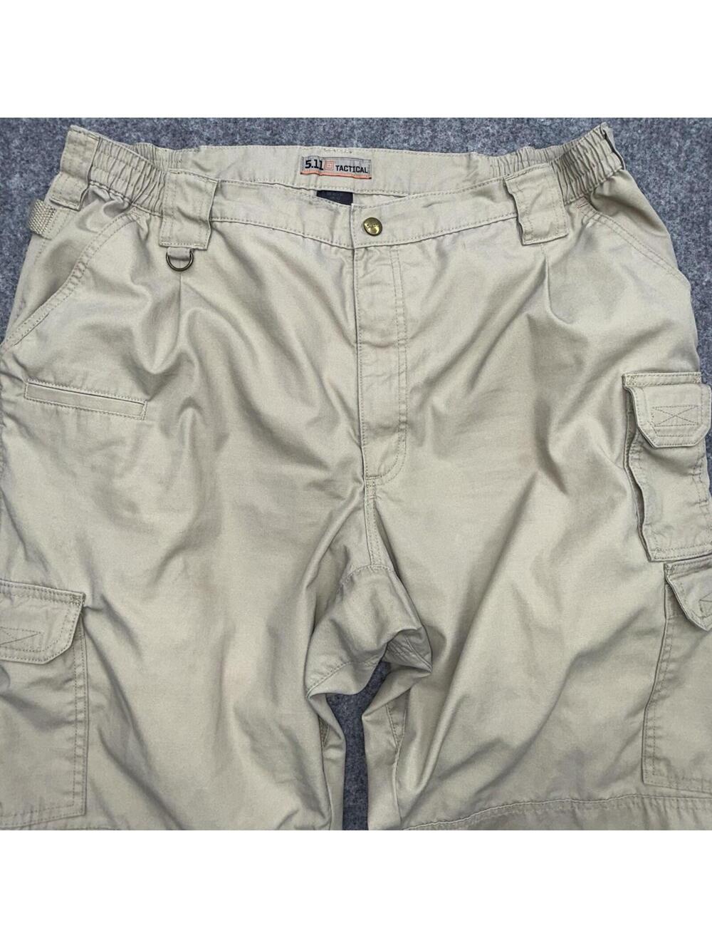 5.11 Tactical Cargo Pants Mens 42x34 Khaki Ripstop Utility Work Outdoor